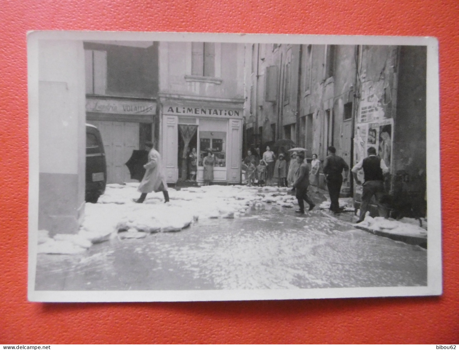 CHATEAURENARD De PROVENCE ( 13 ) Carte Photo D'un Orage De Grele - 16 JUIN 1957  - Par RICARD  C - Chateaurenard