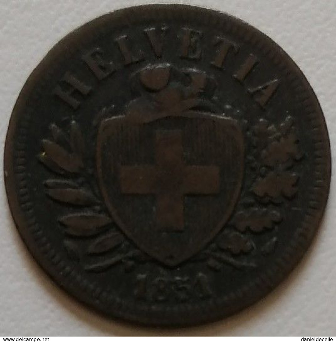 2 Rappen Suisse 1851 A - 2 Rappen