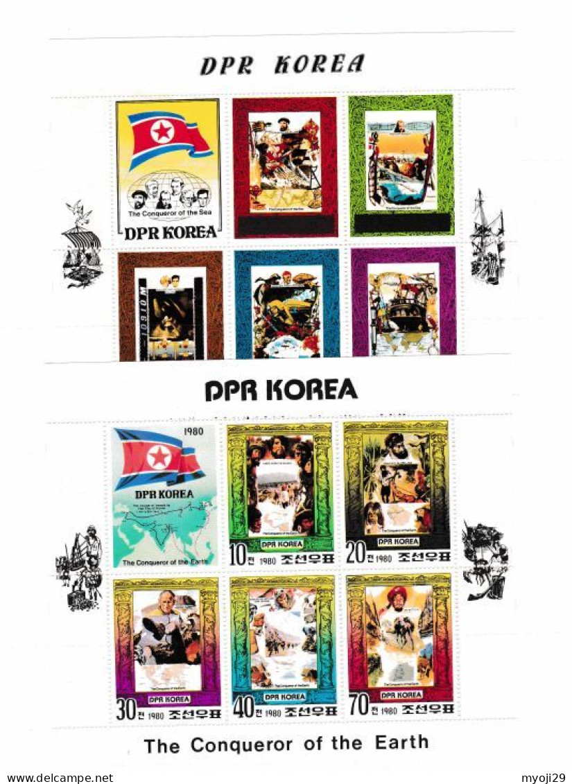 North Korea Collection MS And MM ** - Corea Del Nord