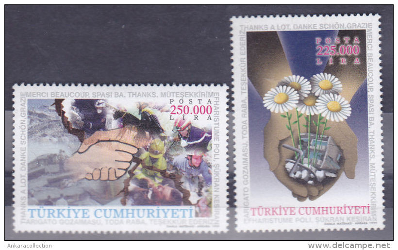 AC - TURKEY STAMP  - EARTHQUAKE MNH 15 OCTOBER 1999 - Nuevos