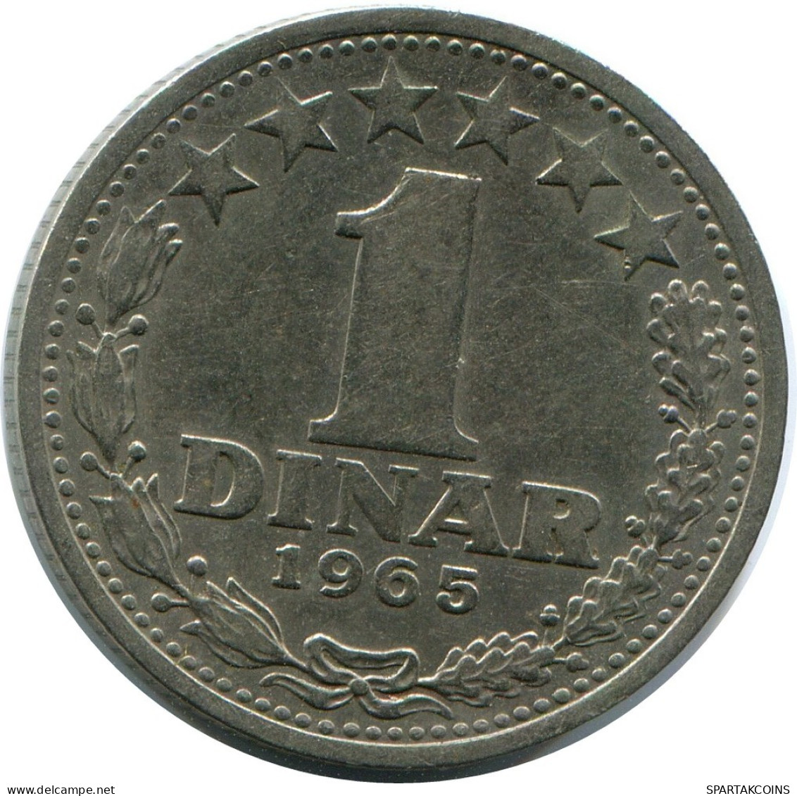 1 DINAR 1965 YUGOSLAVIA Moneda #AZ585.E.A - Yugoslavia