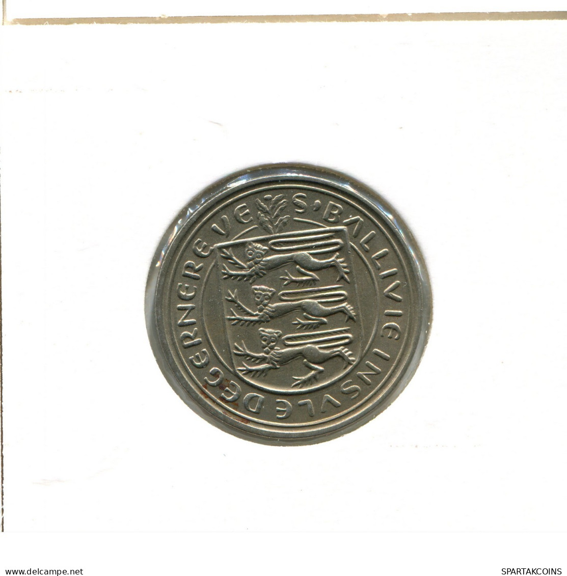 5 NEW PENCE 1968 GUERNSEY Moneda #AX708.E.A - Guernsey