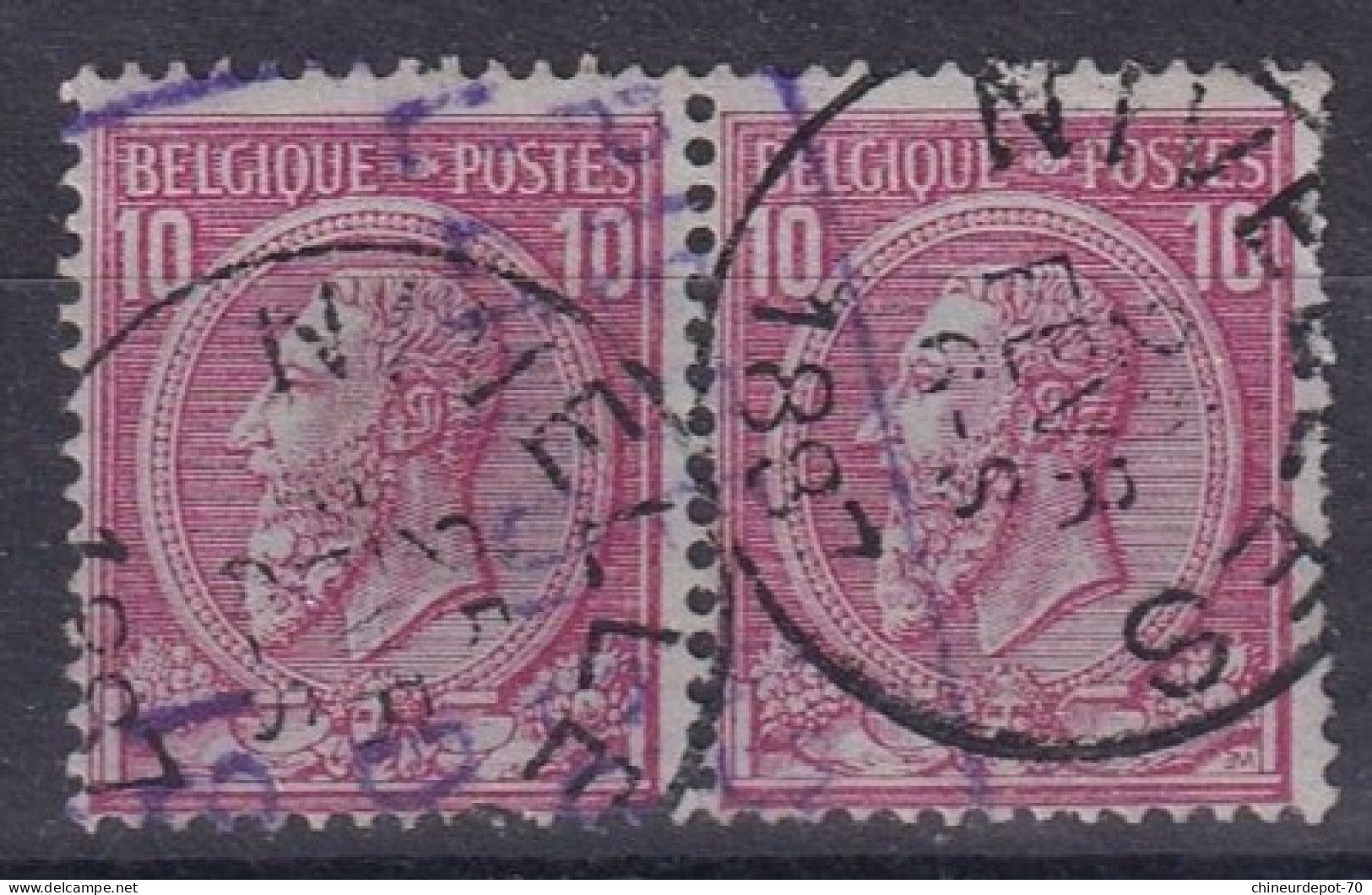 ROI KING LEOPOLD N°46 Nivelles & Paire Overyssche La Louviere Frameries Laeken Bruxelles 5 Haut-Fays - Autres & Non Classés