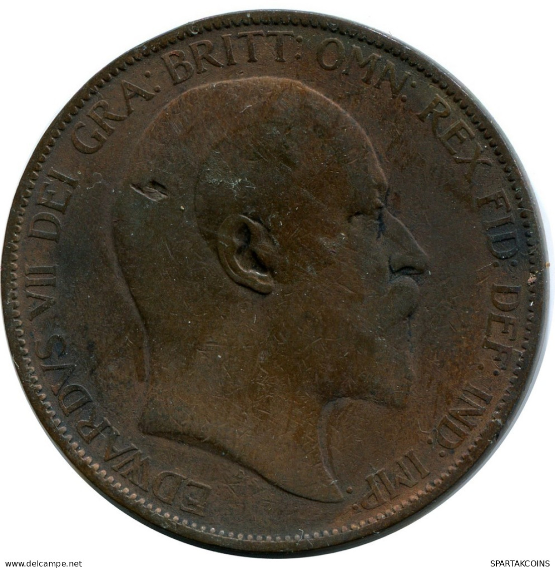 PENNY 1902 UK GROßBRITANNIEN GREAT BRITAIN Münze #AZ752.D.A - D. 1 Penny