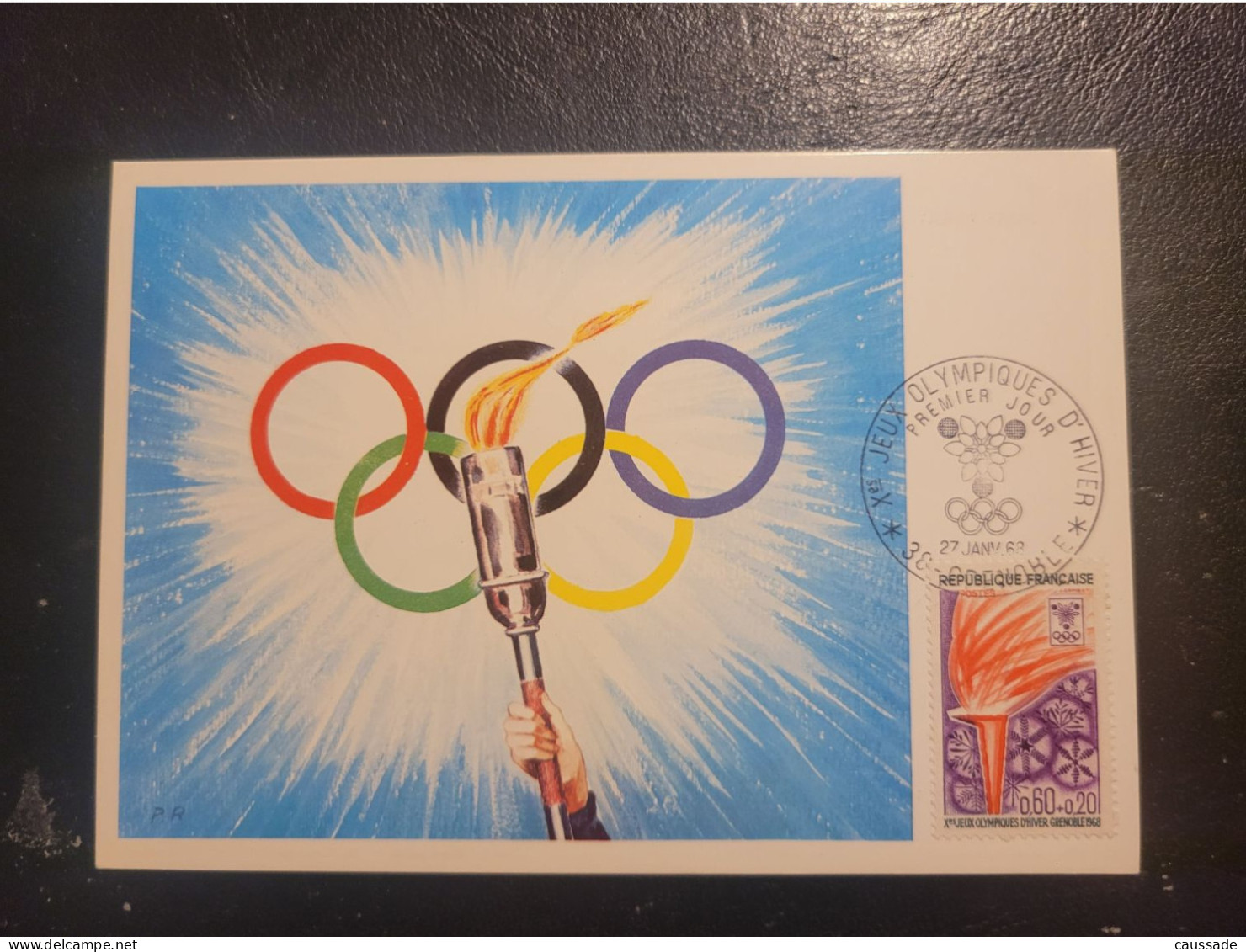 JEUX OLYMPIQUES D'HIVER Le 27 Janvier 1968 à GRENOBLE (38) - Olympic Games