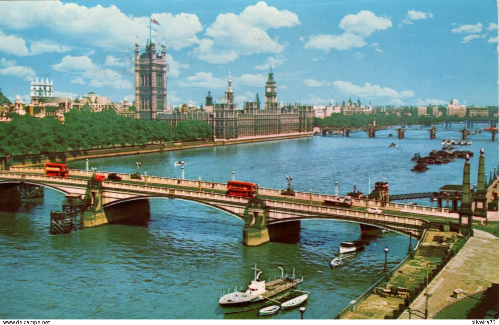 LONDON - Lambeth Bridge And Houses Of Parliament - Houses Of Parliament