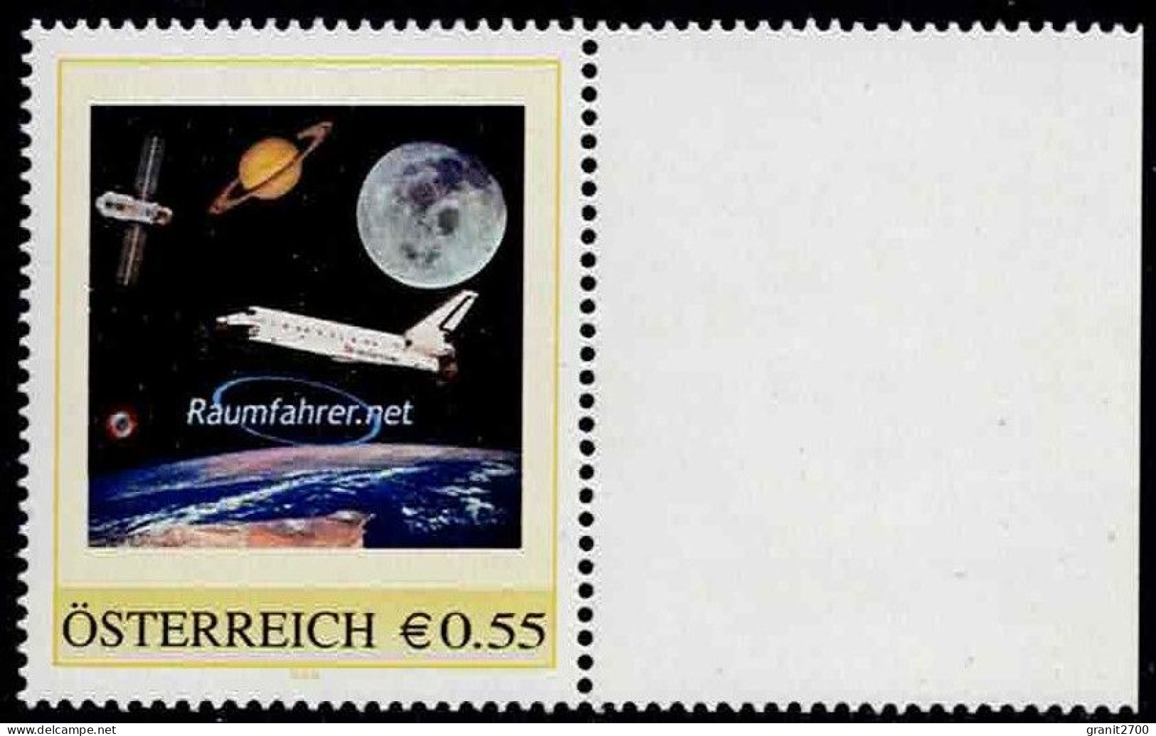 PM  Raumfahrer Ex Bogen Nr. 8005713 Postfrisch - Personalisierte Briefmarken