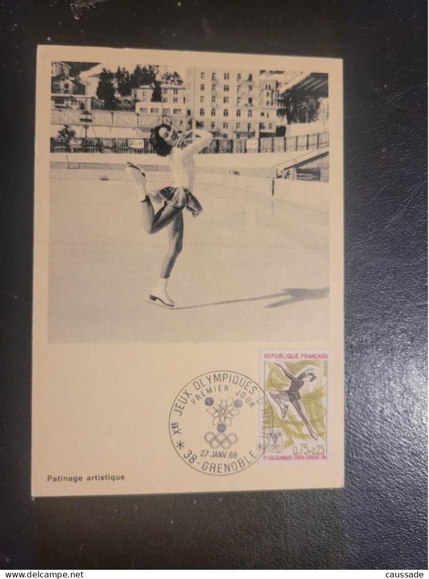 Patinage Artistique - JEUX OLYMPIQUES D'HIVER 1968 à GRENOBLE (38) - Sports D'hiver