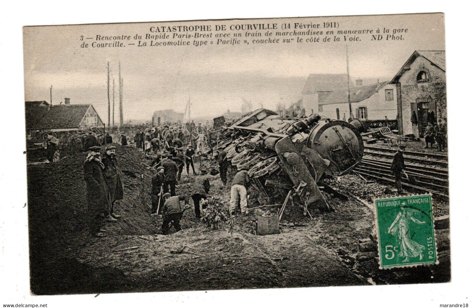 Catastrophe De Courville 1911 - Courville