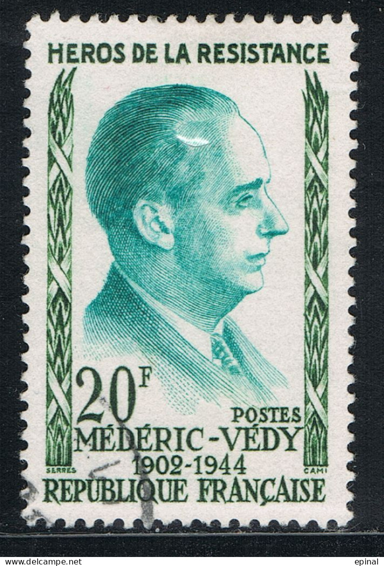 FRANCE : N° 1200 Oblitéré (Héros De La Résistance : Médéric Védy) - PRIX FIXE - - Used Stamps