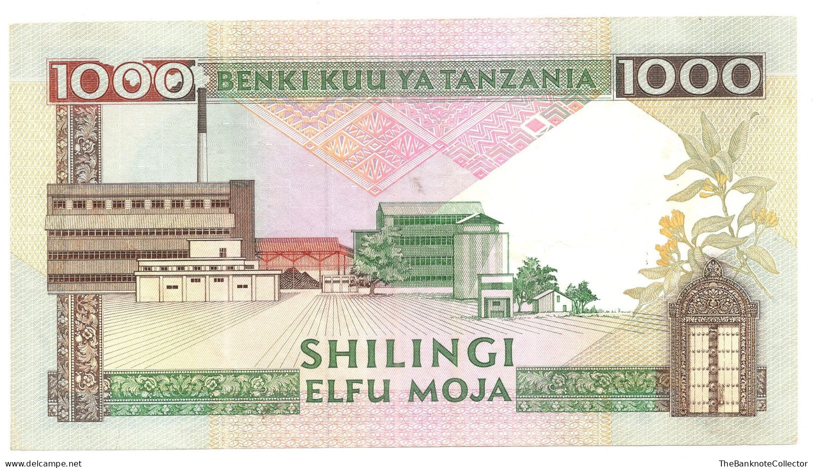 Tanzania 1000 Shillings ND 1990 P-22  Extreme Fine *scarce* - Tanzanie