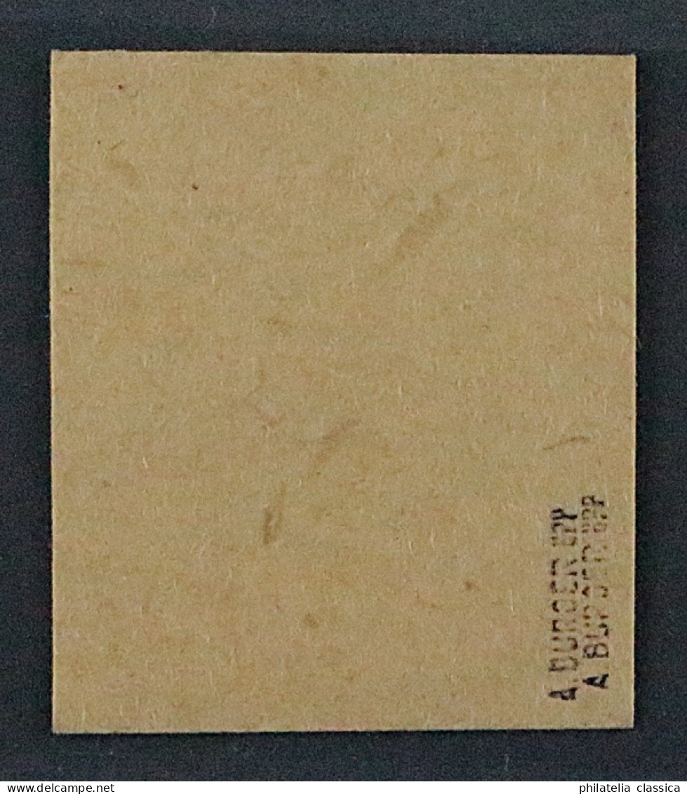 1920, SAAR 11 I K, Germania 35 Pfg. Aufdruck KOPFSTEHEND, Fotoattest 1300,-€ - Gebraucht