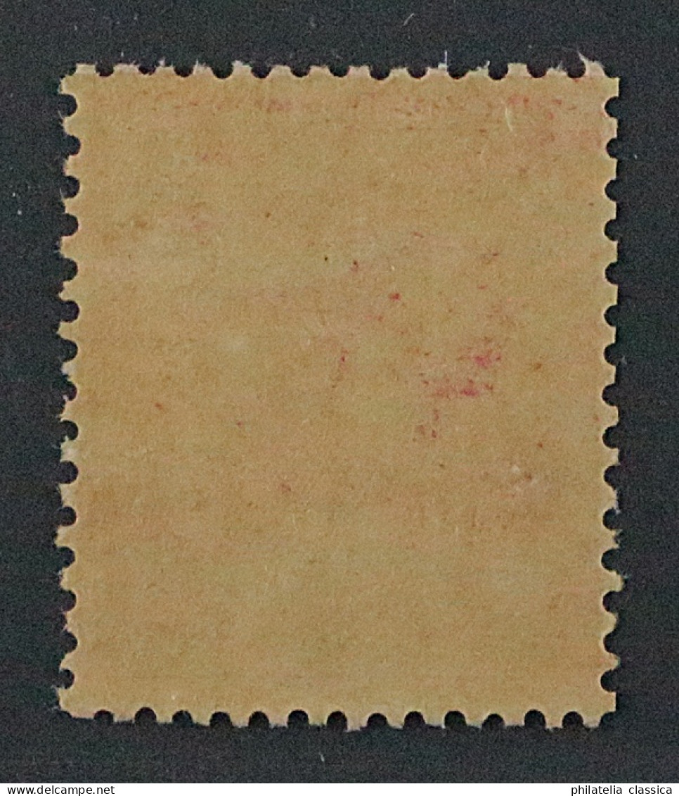 1891, MONAKO 21 A * Fürst Albert 5 Fr. Seltene Farbe, Originalgummi, 300,-€ - Neufs