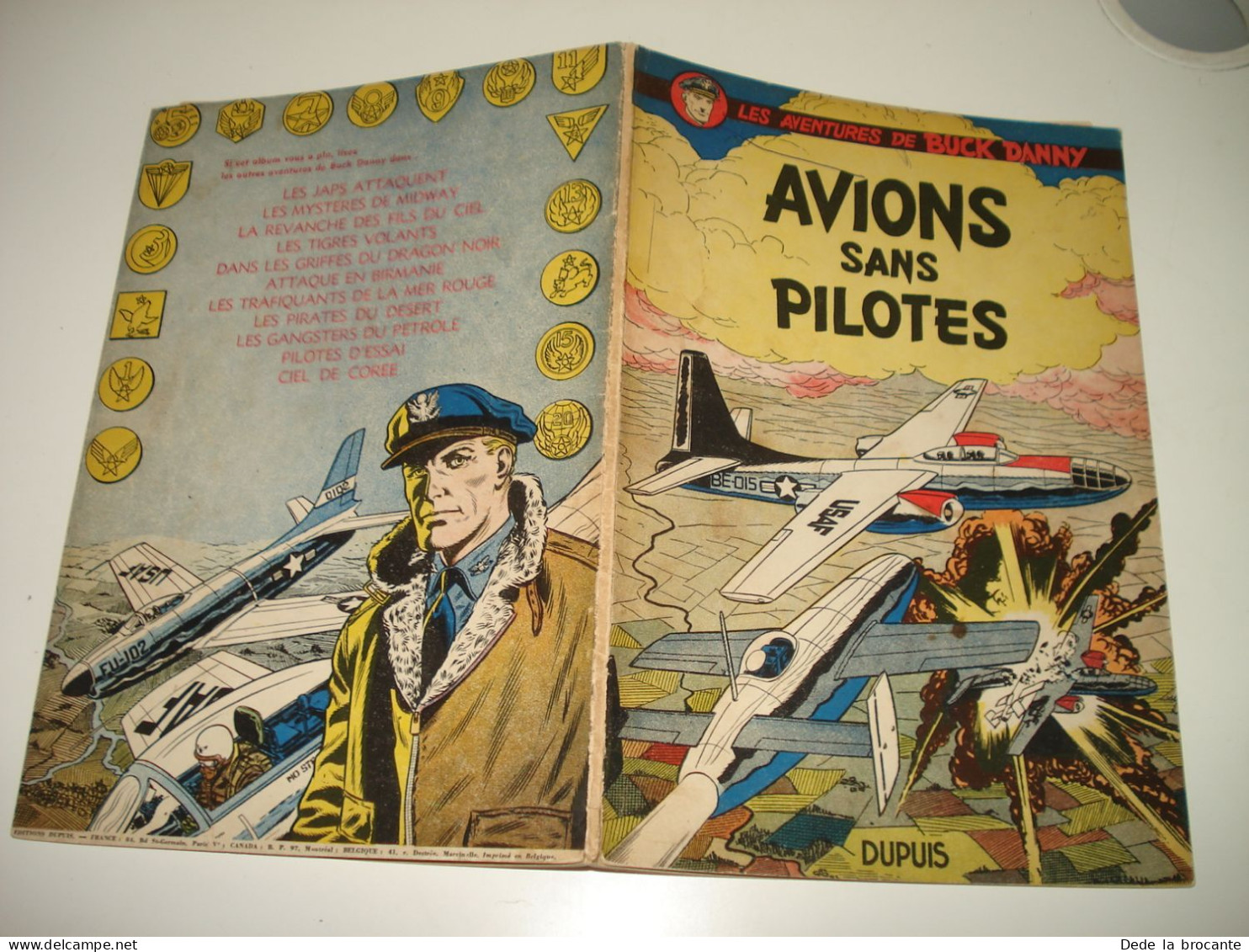 C54  / Buck Danny  12  " Avion Sans Pilotes " E.O 1954 - Petit Prix - Buck Danny