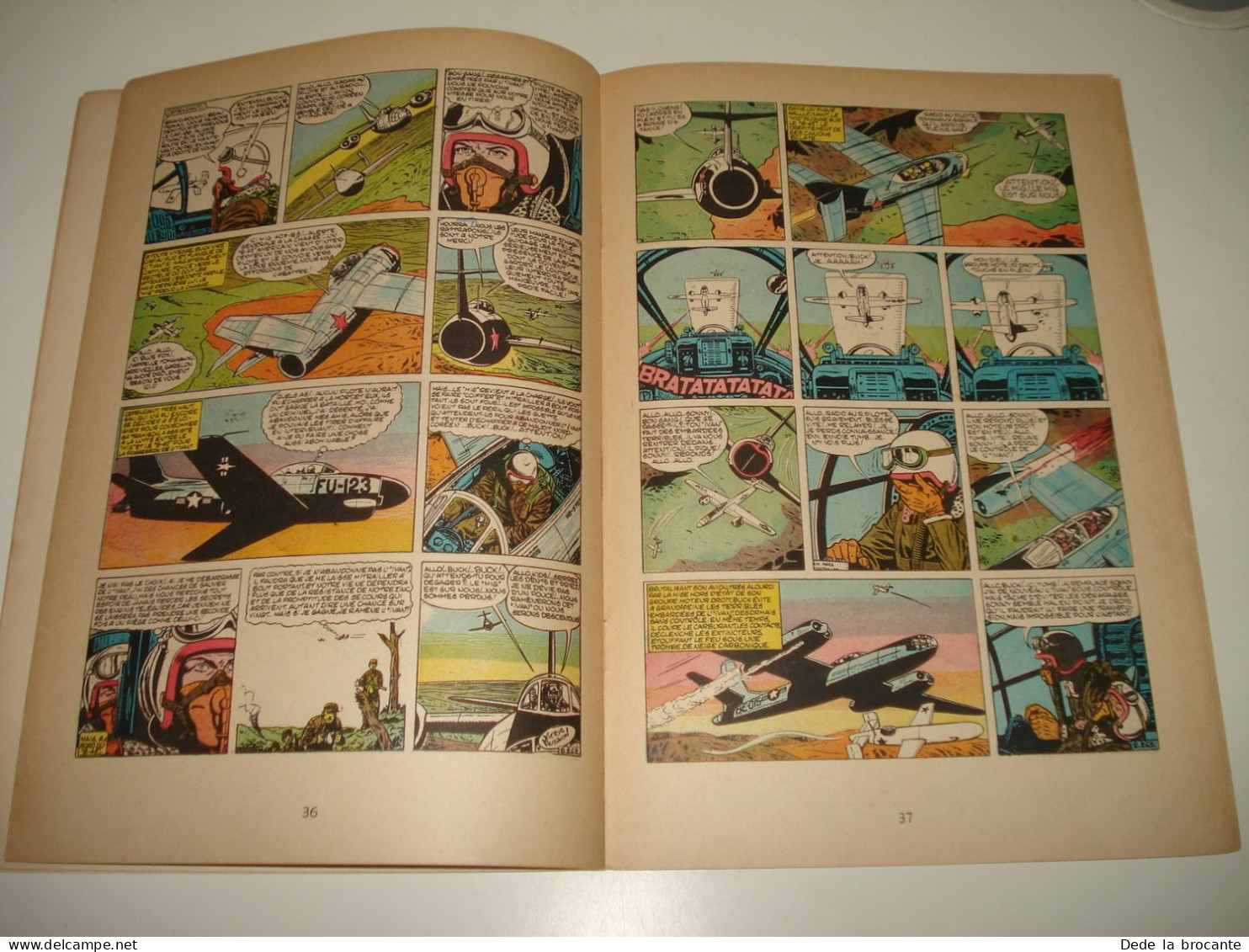 C54  / Buck Danny  12  " Avion sans pilotes " E.O 1954 - Petit prix
