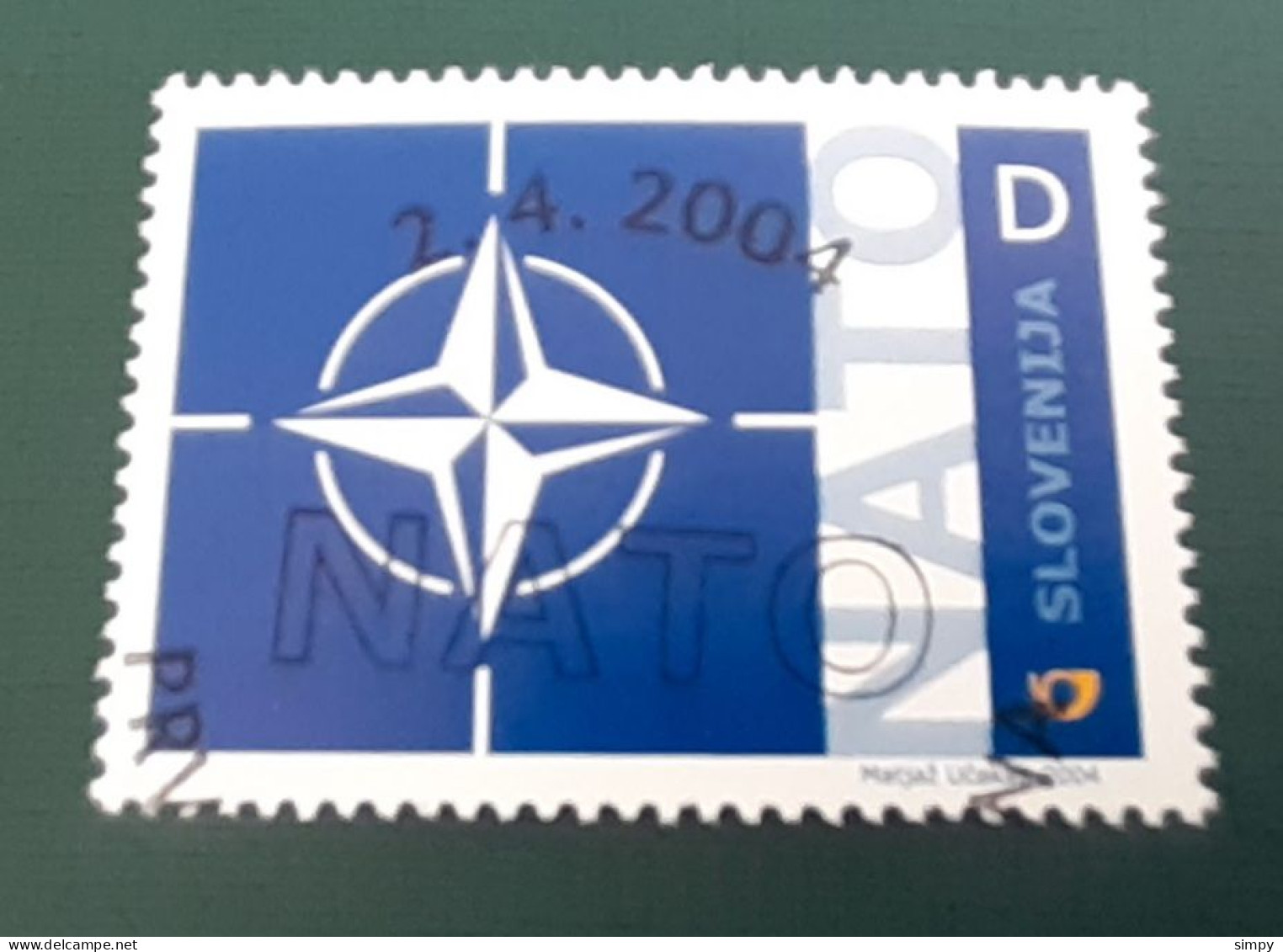 SLOVENIA 2004 Accession Of Slovenia To The NATO Michel 468 Used Stamp - Slovenia