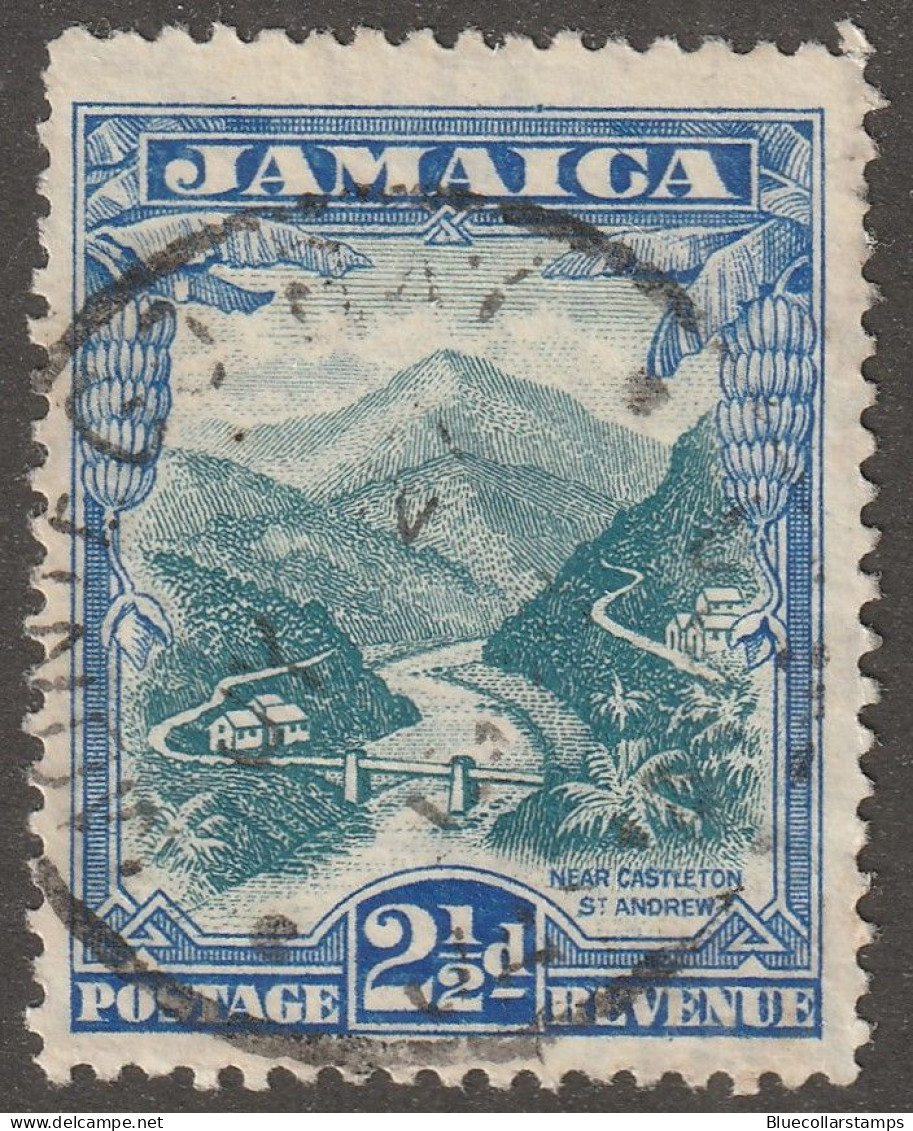 Jamaica, Stamp, Scott#107, Used, Hinged, 2-1/2d, Blue - Giamaica (1962-...)