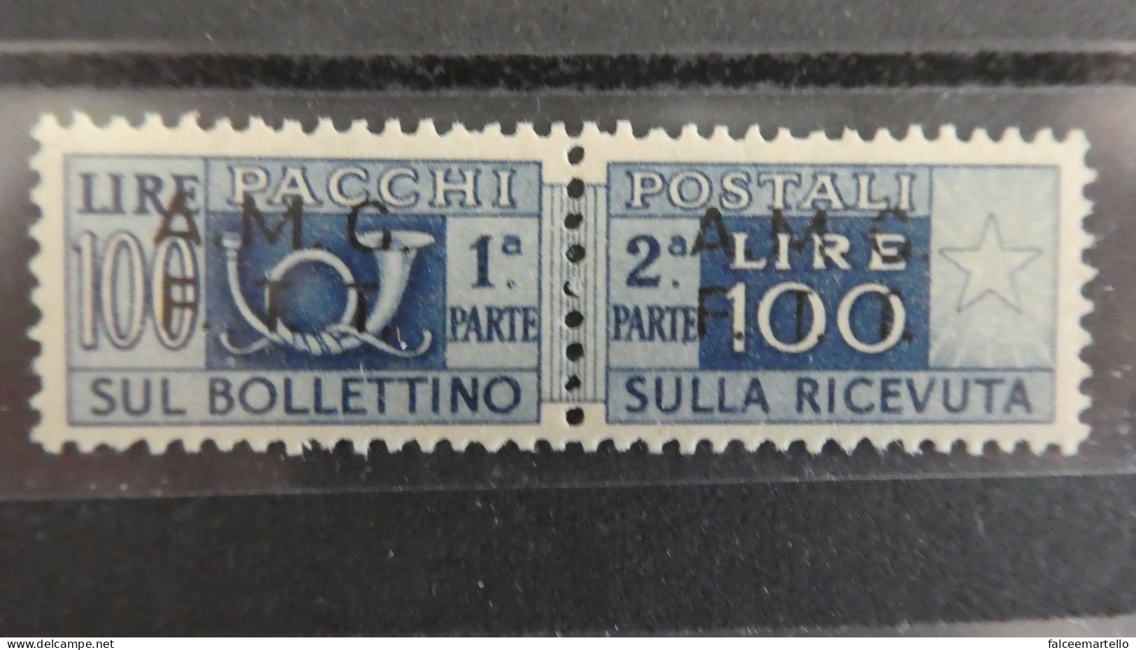 TRIESTE 1947.  PACCHI POSTALI LIRE 100. Dent. 13 1/4. MNH ** - Postal And Consigned Parcels
