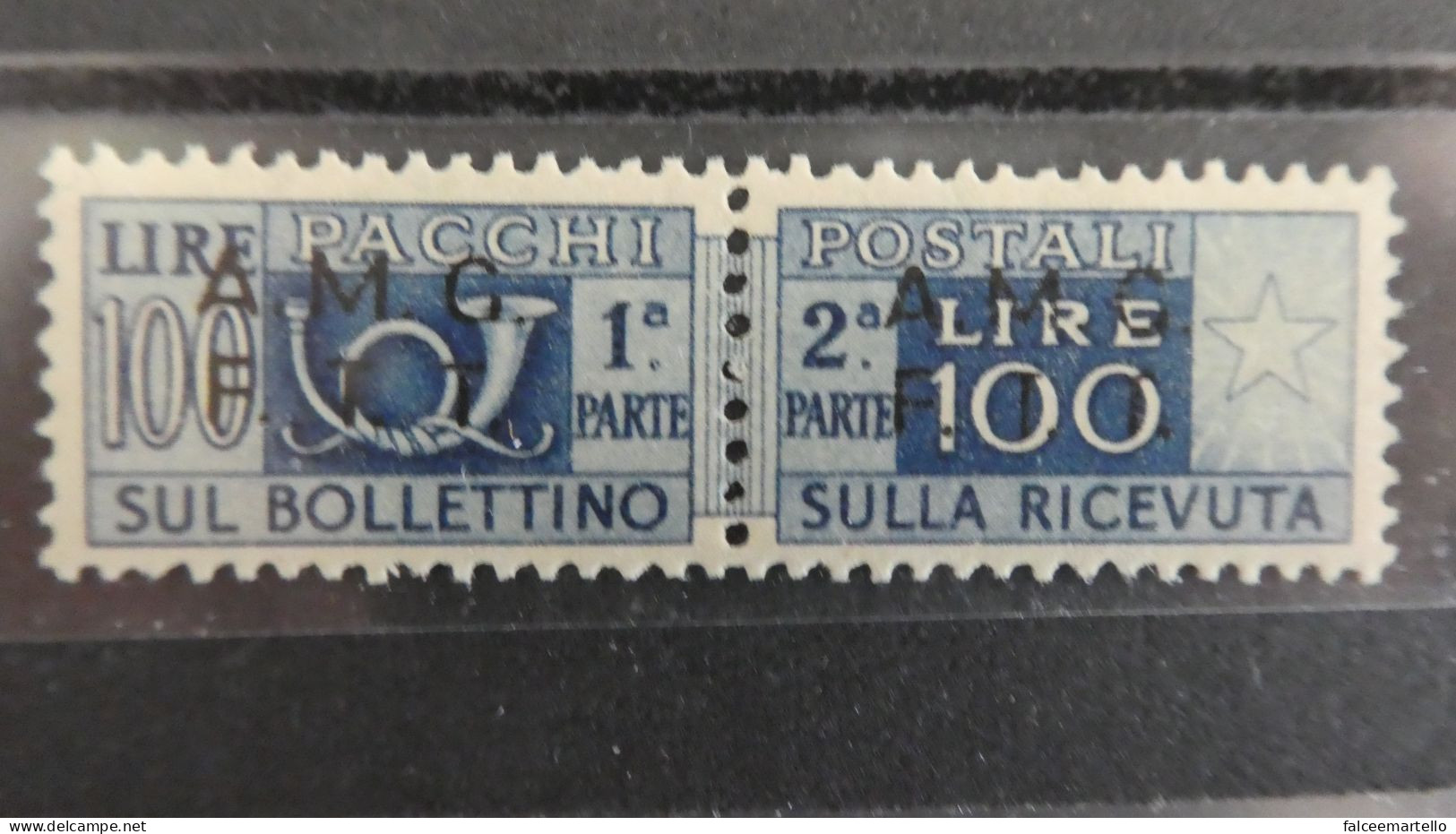 TRIESTE 1947.  PACCHI POSTALI LIRE 100. Dent. 13 1/4. MNH ** - Postpaketen/concessie