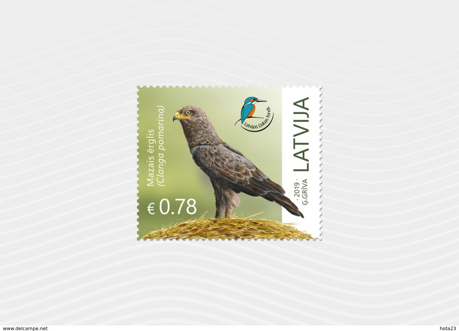 Eagle Latvia Lettland Lettonie 2019  Latvian  Bird Eagle  MNH - Letland