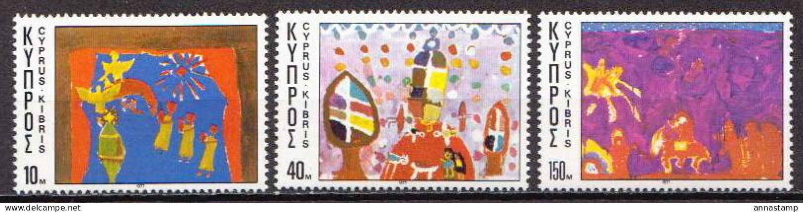 Cyprus MNH Set - Weihnachten