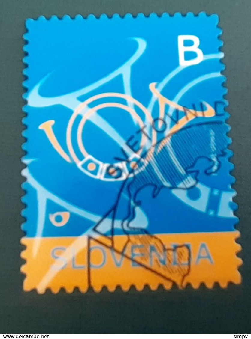 SLOVENIA 2004 Postal Horn Used Stamp - Slovénie