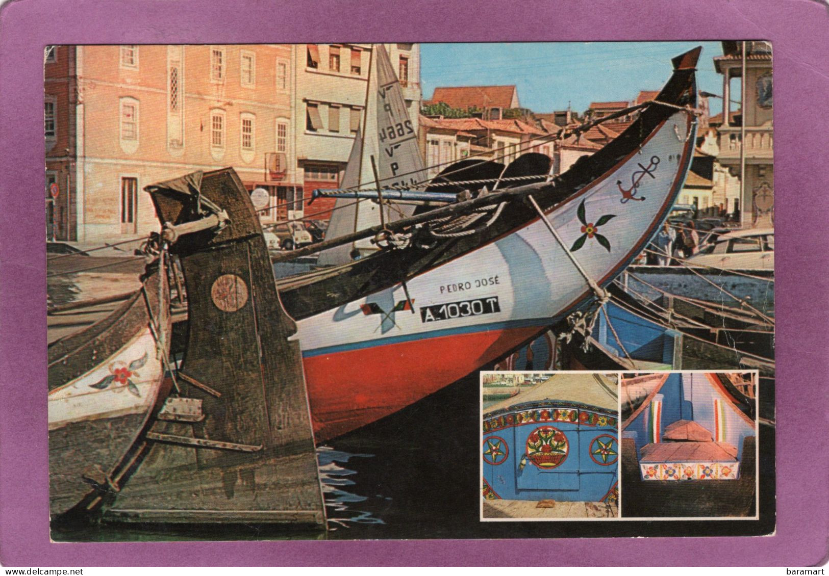 AVEIRO Pinturas Do Barco Mercantel Peintures Décorant Les Bateaux Marchands Paintings Of Mercantile Boats - Aveiro