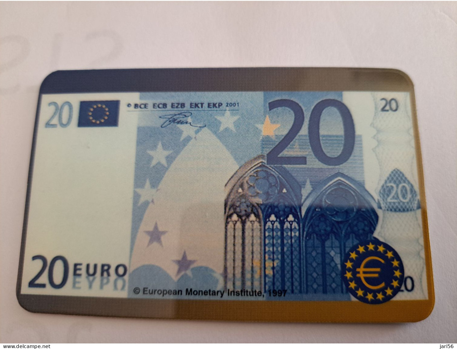 GREAT BRITAIN   20 UNITS   / EURO COINS/ BILJET 20 EURO    (date 03/ 98)  PREPAID CARD / MINT      **16505** - [10] Colecciones