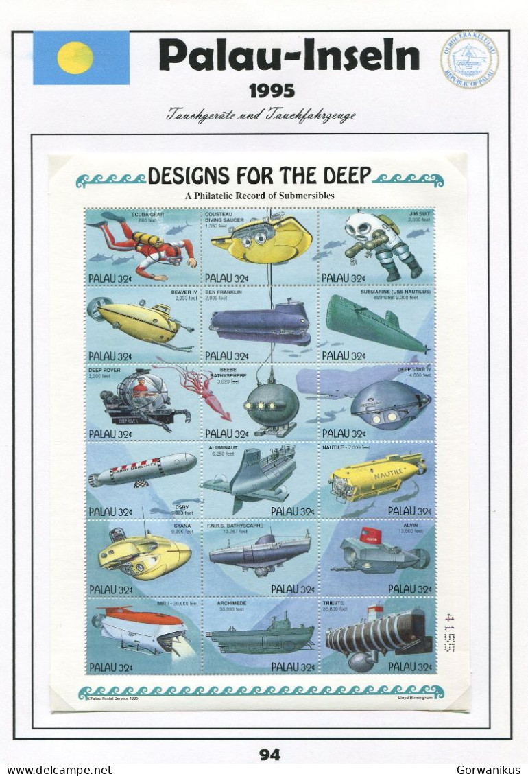 Palao Designs For The Deep 1995 - Palau