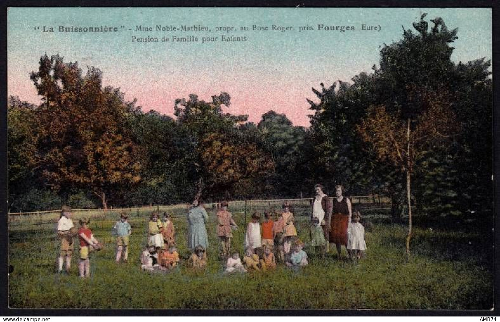 27-0001 - Carte Postale EURE (27) - FOURGES - "La Buissonnière" Pension De Famille Pour Enfants - Fourges