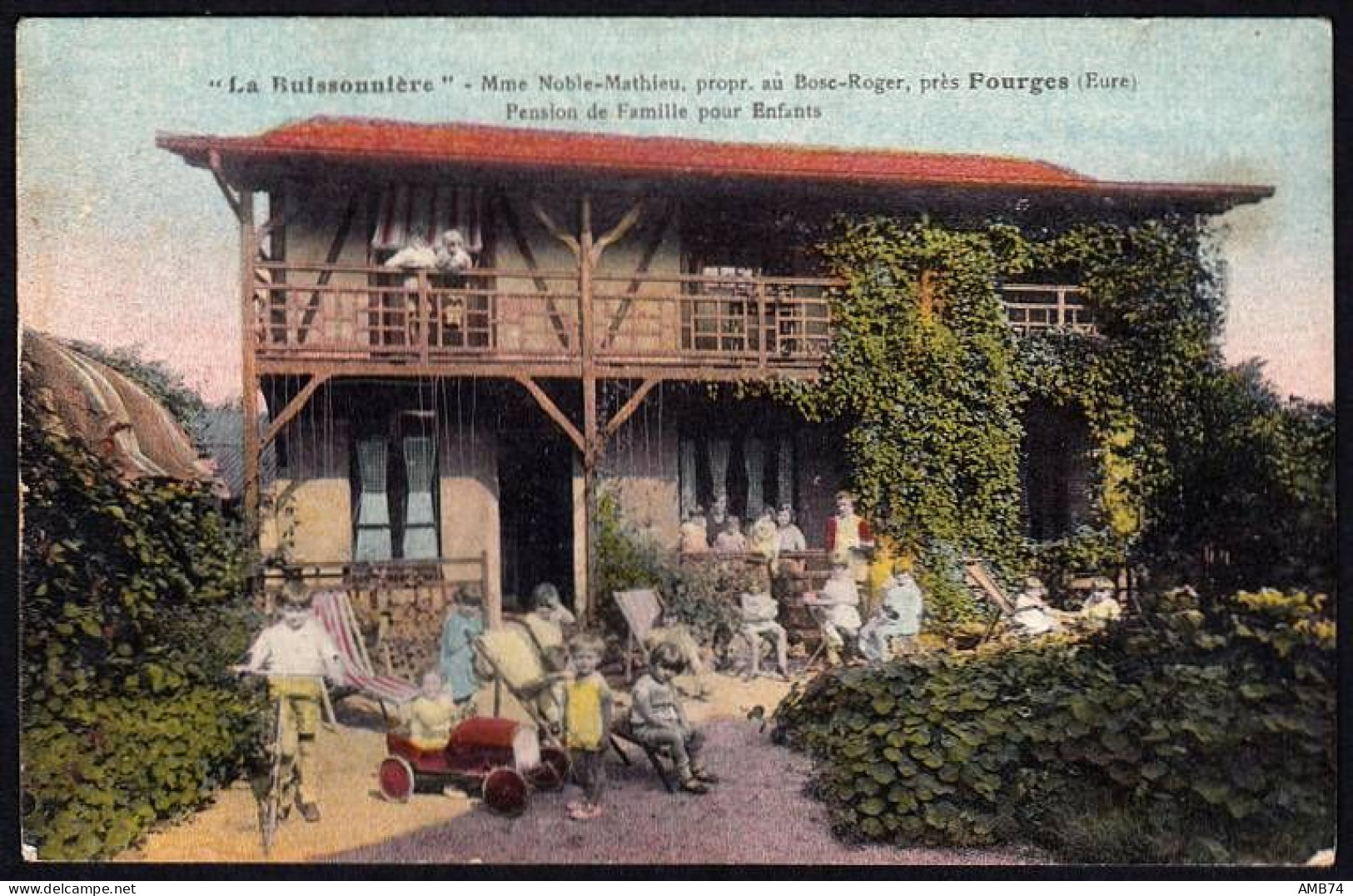 27-0002 - Carte Postale EURE (27) - FOURGES - "La Buissonnière" Pension De Famille Pour Enfants - Fourges