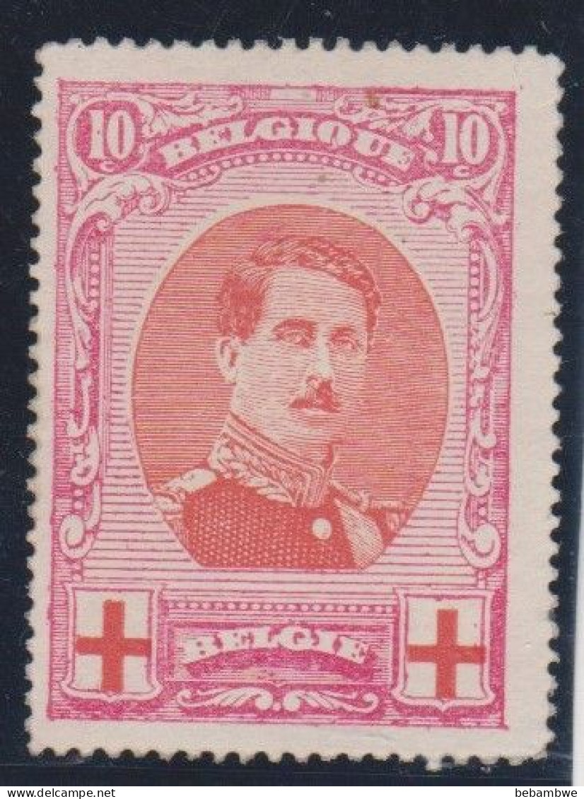 Belgique Leopold 1er Croix Rouge - 1914-1915 Croix-Rouge