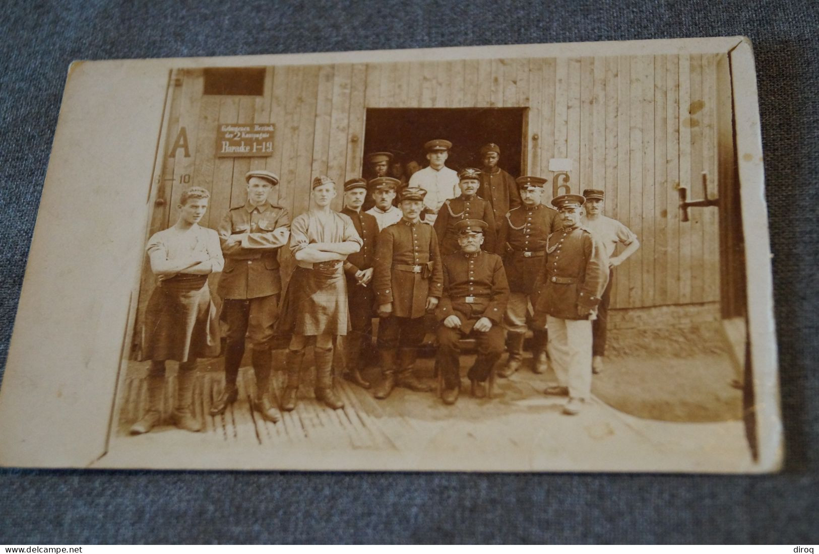 Ancienne Photo Militaire,guerre 14-18,camps De Gottingen,format Carte Postale - 1914-18