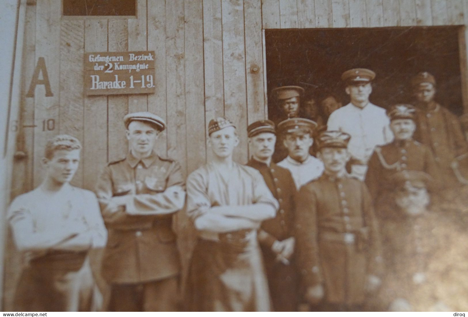 Ancienne Photo Militaire,guerre 14-18,camps De Gottingen,format Carte Postale - 1914-18