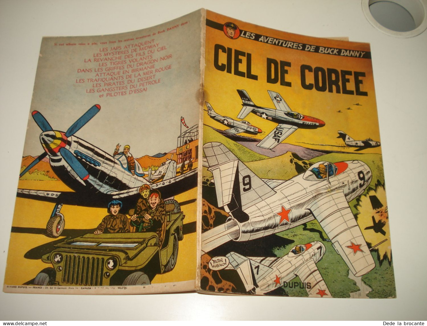 C54  / Buck Danny  11  " Ciel De Corée  " E.O 1954 - Petit Prix - Buck Danny