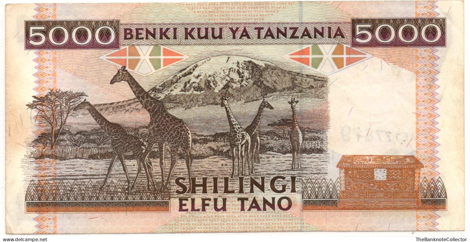 Tanzania 5000 Shillings ND 1997 P-32 - Tansania