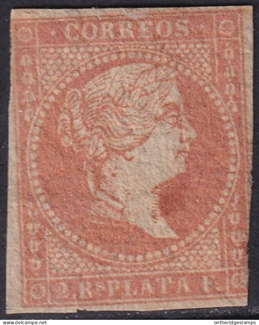 Cuba 1856 Sc 11 Antillas Ed 6 Used Cleaned Cancel Trimmed Margins - Cuba (1874-1898)