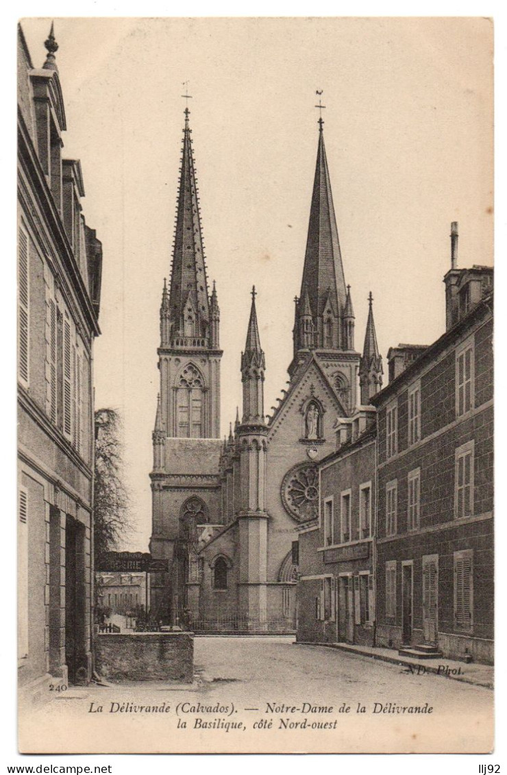 CPA 14 - LA DELIVRANDE (Calvados) - 240. Notre Dame De La Délivrande - La Basilique, Côté Nord-ouest - ND Phot - La Delivrande