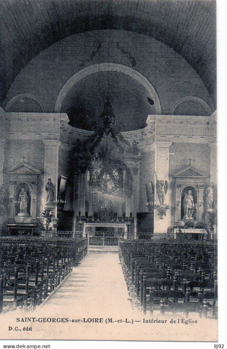 CPA 49 - SAINT GEORGES SUR LOIRE  (Maine Et Loire) - Intérieur De L'Eglise - Saint Georges Sur Loire