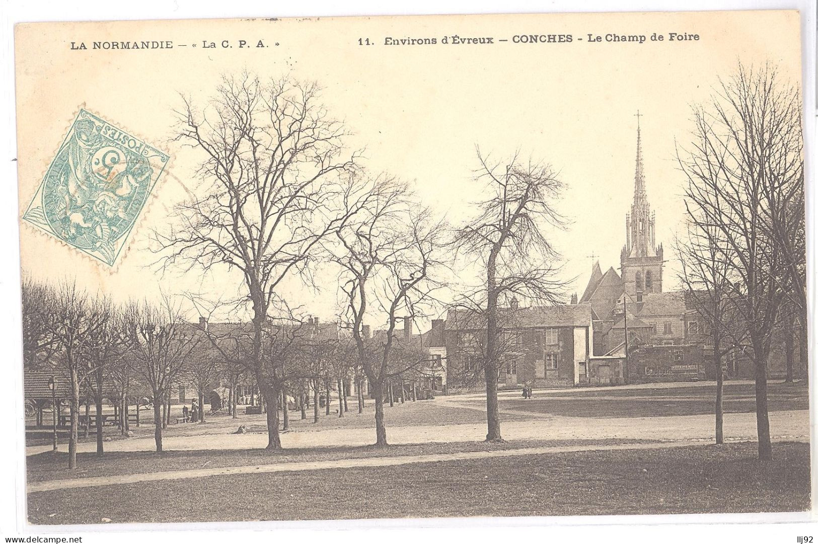 CPA 27 - CONCHES (Eure) - 11. Le Champ De Foire - Environs D'Evreux - Conches-en-Ouche