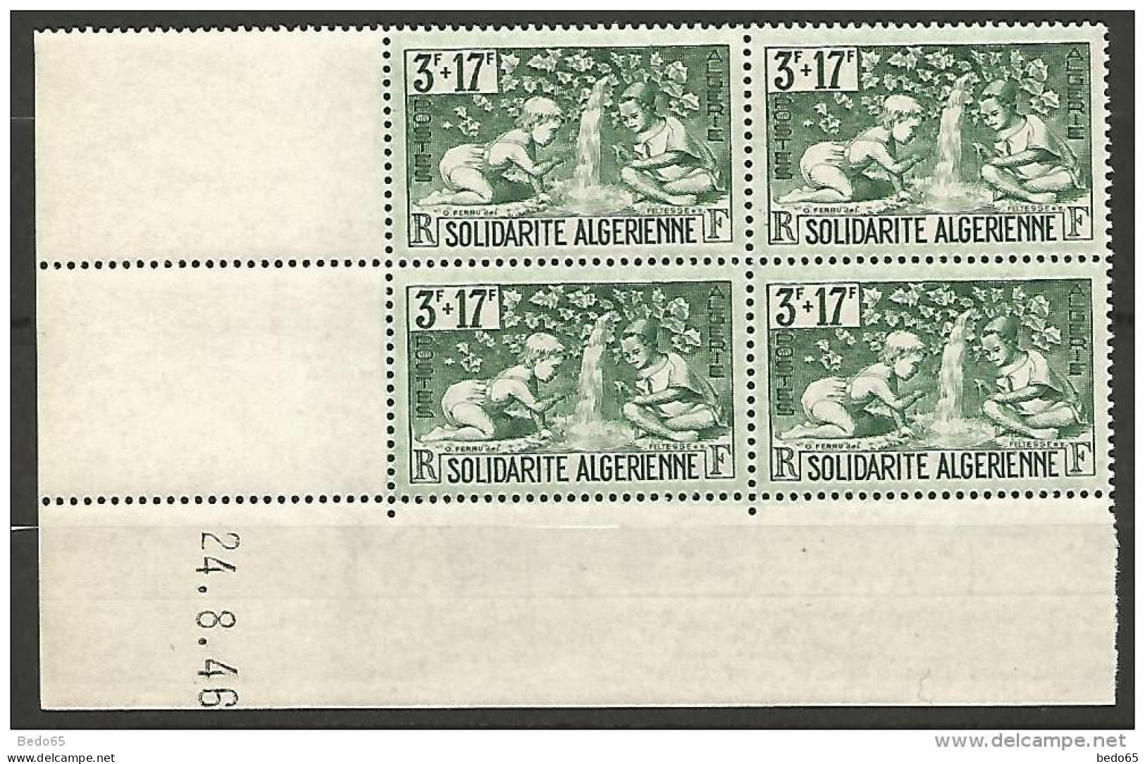 ALGERIE COIN DATE 1946  N°  249 NEUF** LUXE SANS CHARNIERE / MNH - Ongebruikt