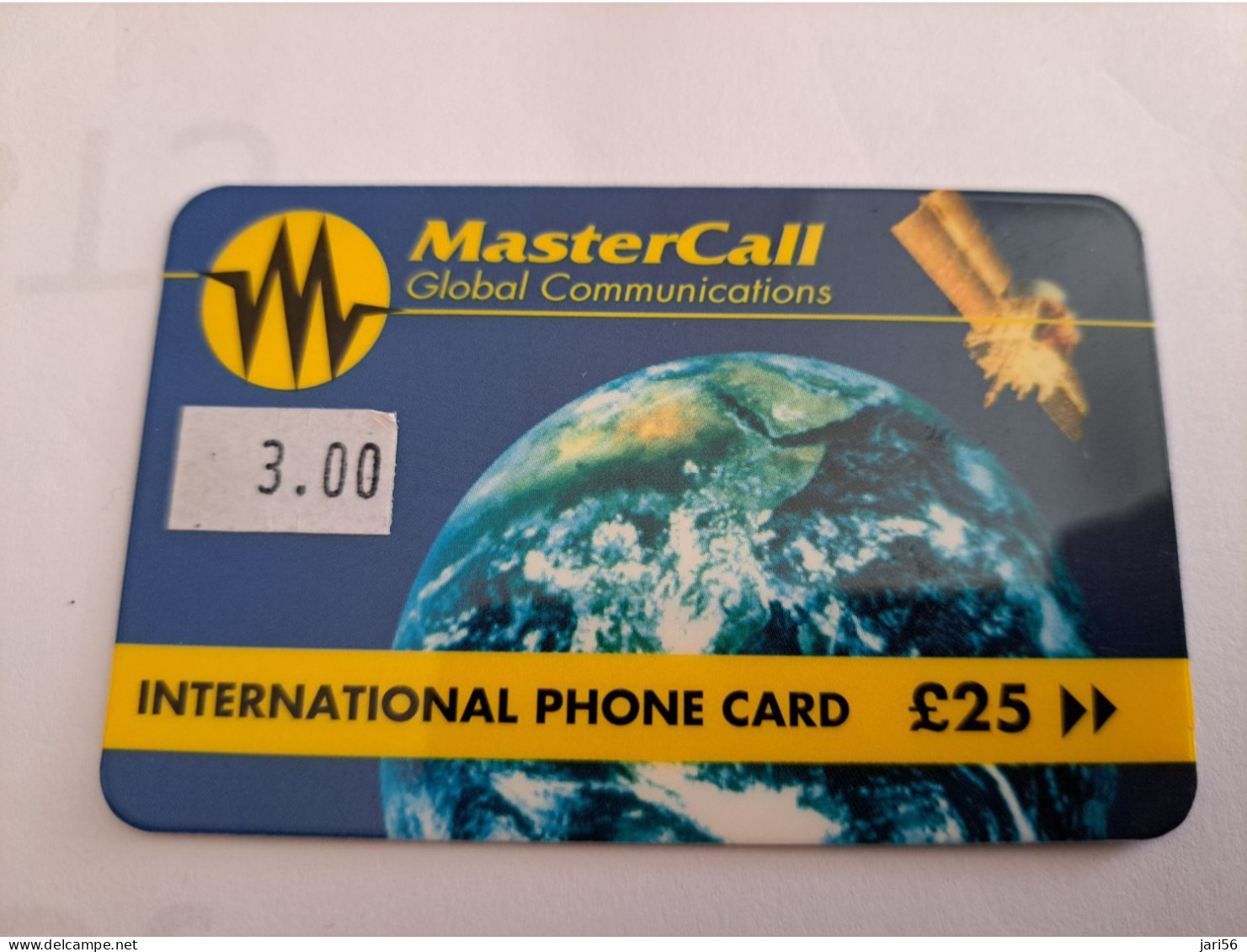 GREAT BRITAIN  MASTER CALL /GLOBAL COMMUNICATIONS / 25 POUND / EARTH SPHERE /SATTELITE    **16514** - [10] Colecciones