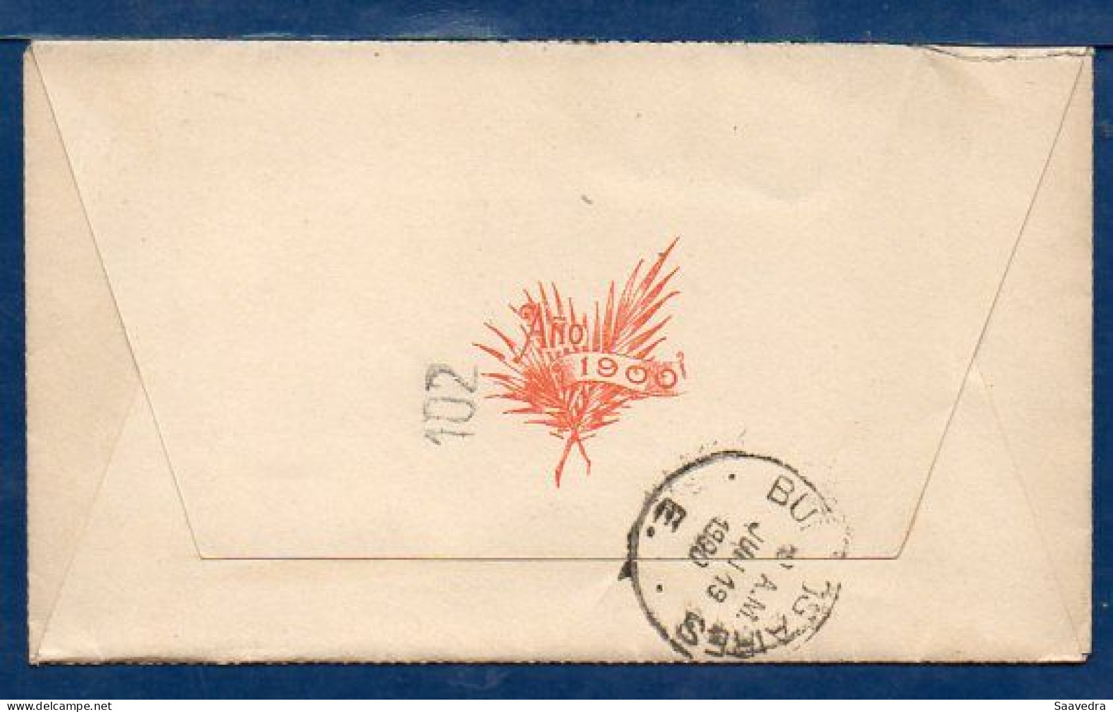 Argentina To Germany, 1900, Uprated Postal Stationery   (010) - Ganzsachen