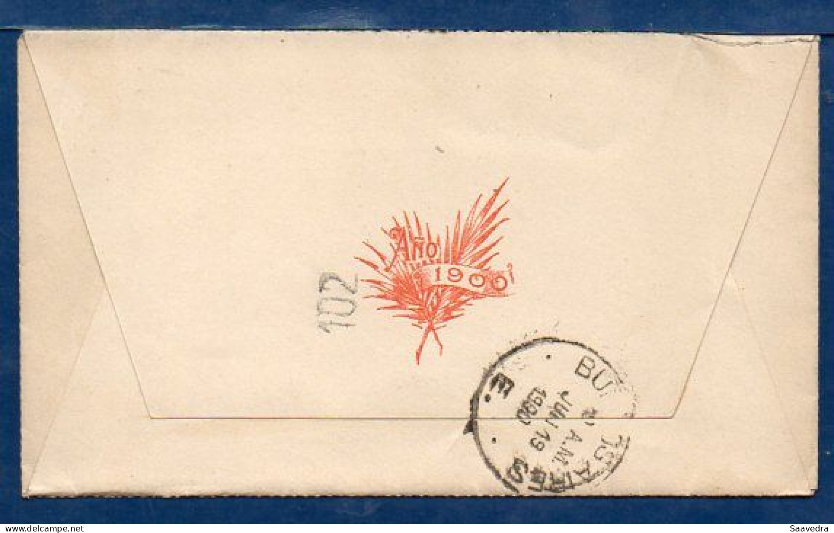 Argentina To Germany, 1900, Uprated Postal Stationery   (010) - Postal Stationery