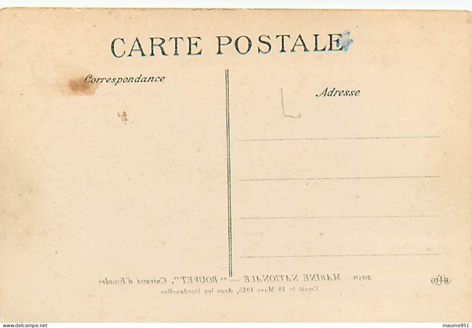 Marine de Guerre. Lot de 10 Cartes . Bon état voir les scans