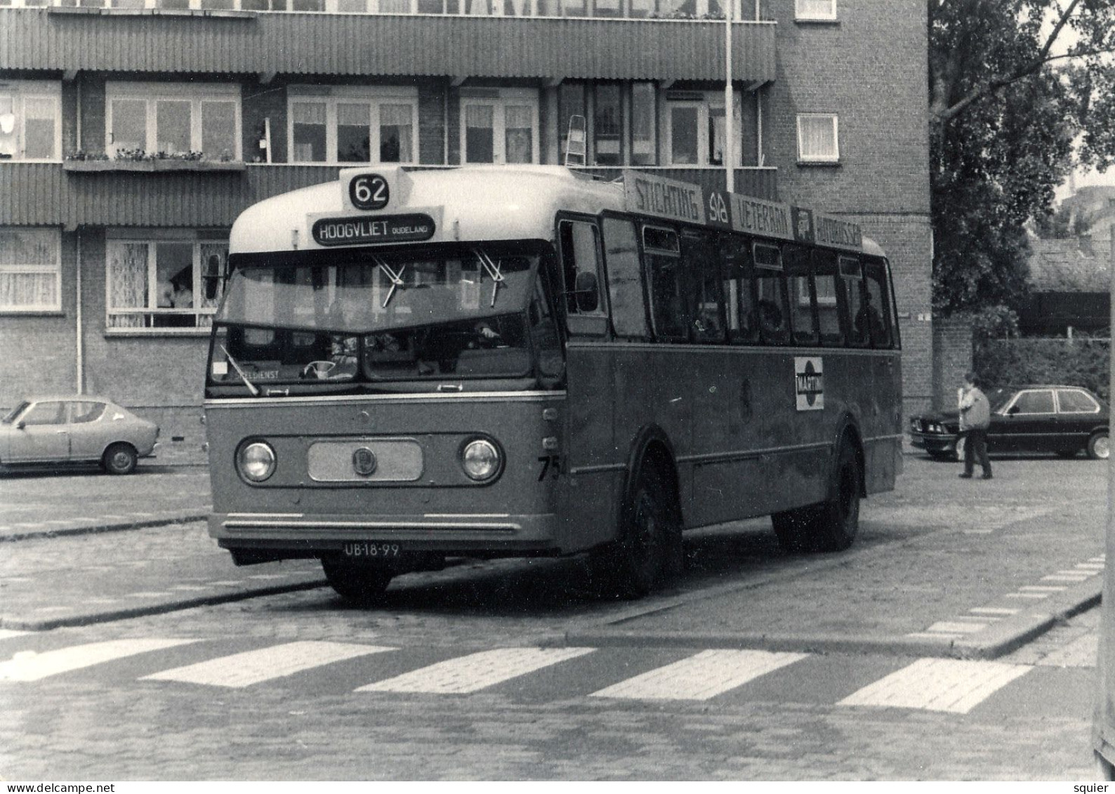 Hoogvliet, Lijn 62,Kromhout Verheul, Werkspoor, Real Photo - Autobús & Autocar