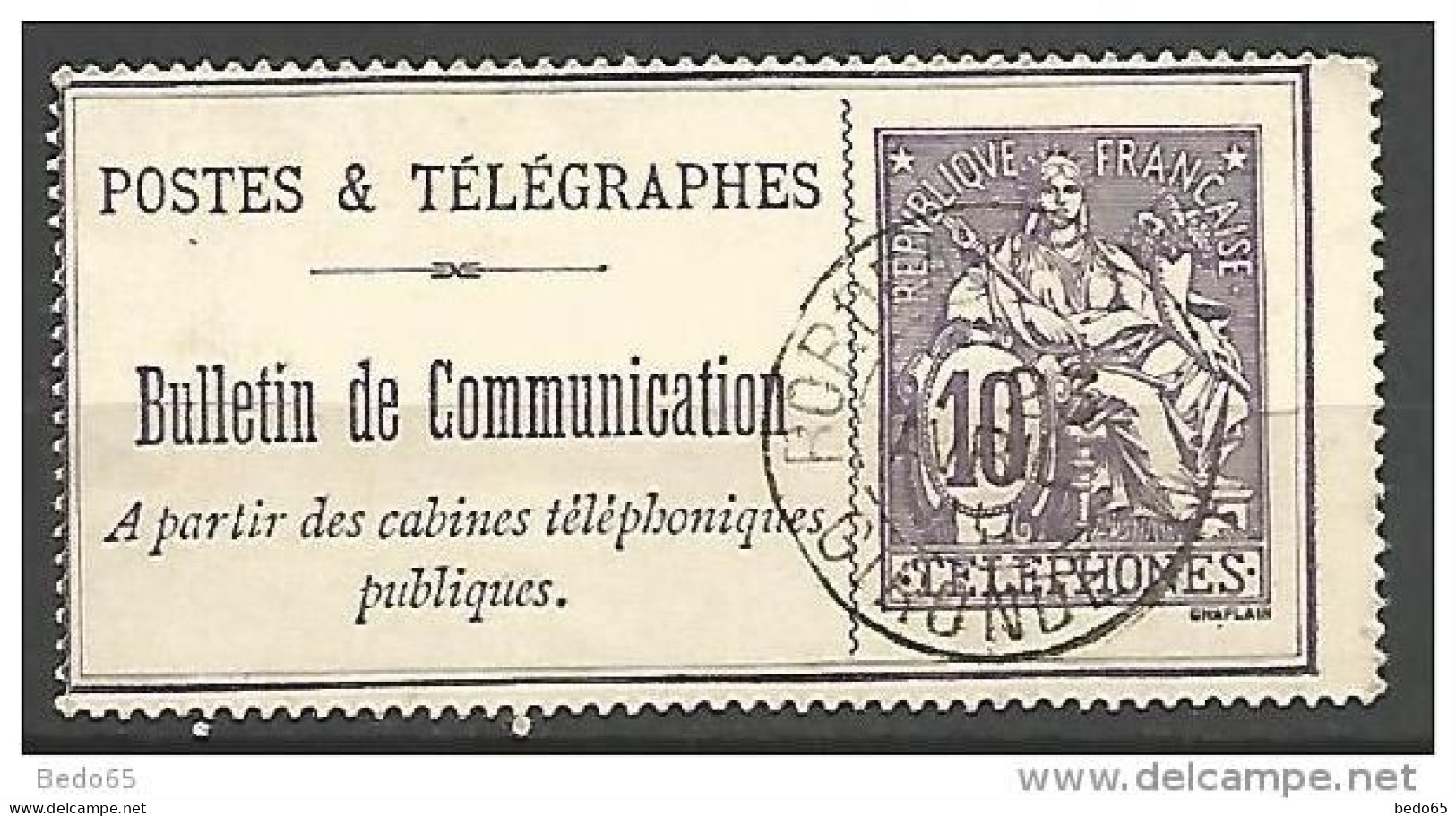 TELEPHONE  N° 22   OBL  TB - Télégraphes Et Téléphones