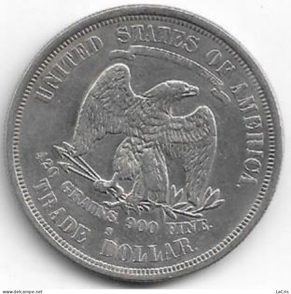 USA Silver Trade Dollar 1876 S - 1873-1885: Trade Dollars