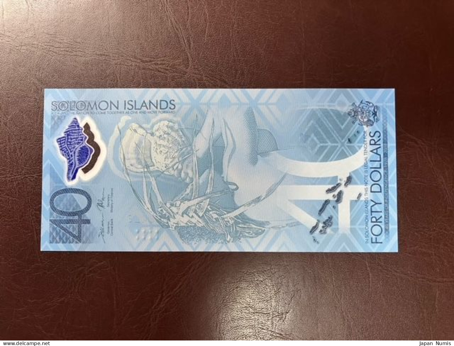 Solomon Islands 40 Dollars 2018 P-37 AUNC+/UNC- - Salomonseilanden