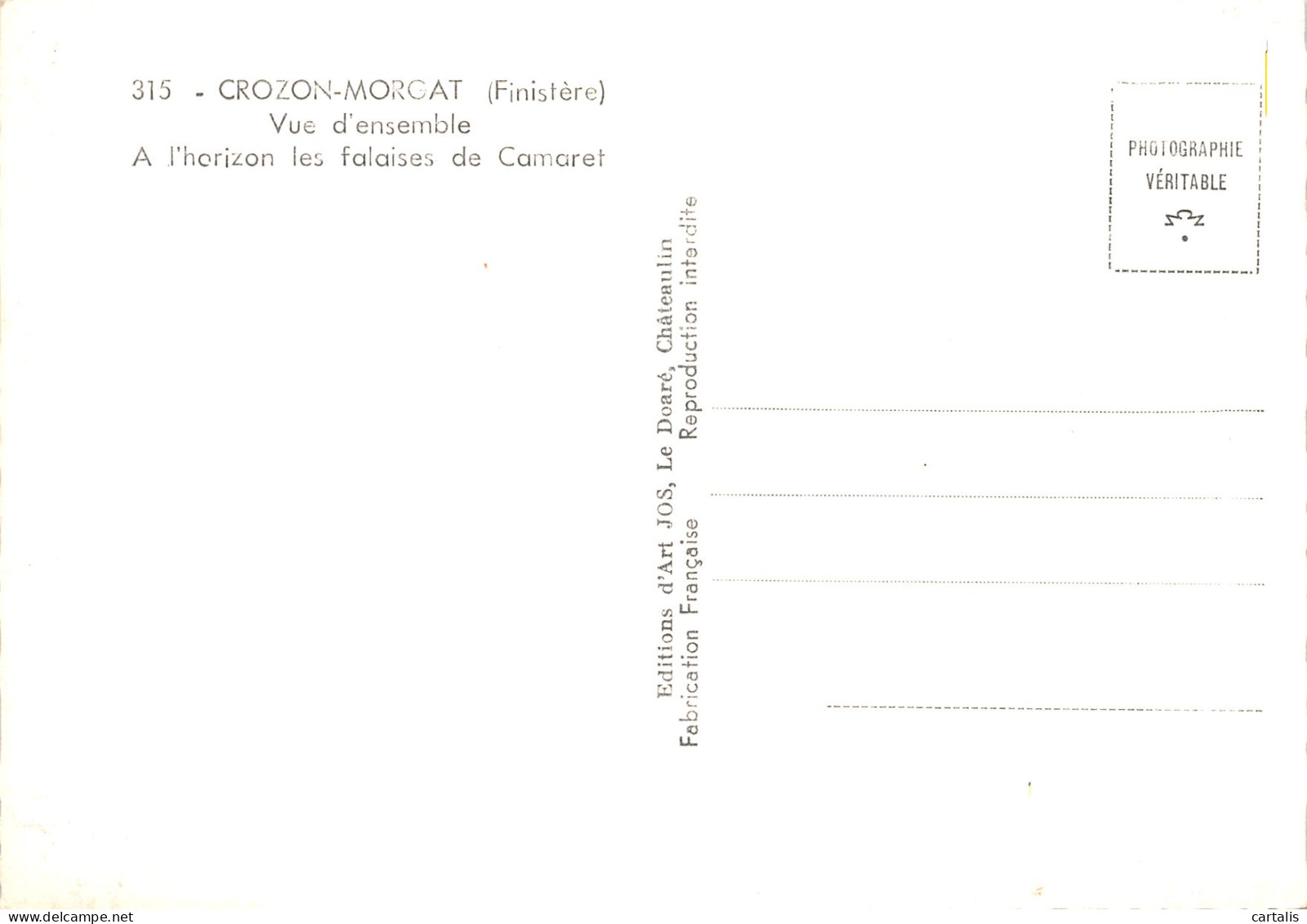 29-CROZON MORGAT-N°C-4356-C/0163 - Crozon